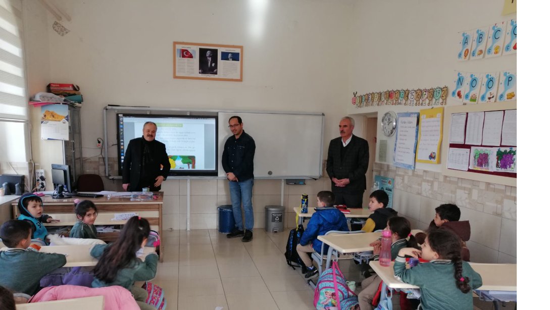 İlçe Milli Eğitim Müdürümüz Sayın Savaş ÖZDEMİR Ortahisar İlkokulu'nu Ziyaret Etti.