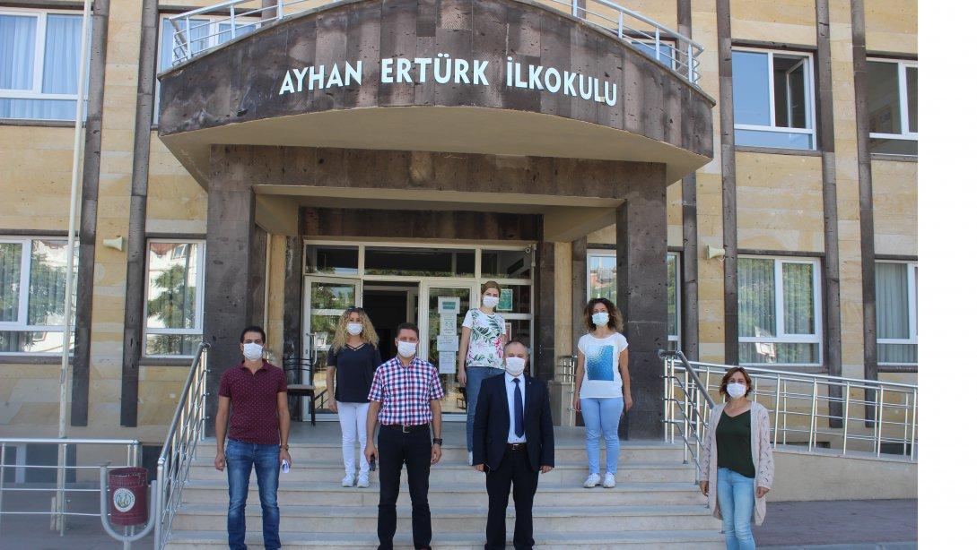 İlçe Milli Eğitim Müdürümüz Sayın Savaş Özdemir 21 Eylül'de Yüzyüze Eğitime Başlayacak İlkokul ve Anaokullarını Ziyaret Etti.