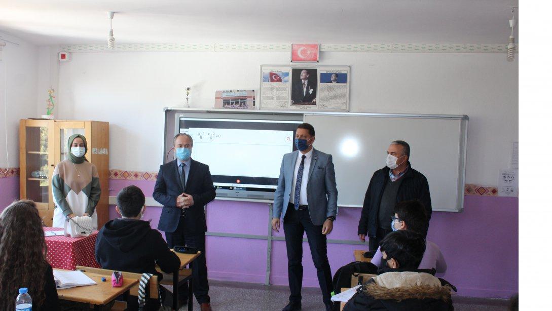 İlçe Milli Eğitim Müdürümüz Sayın Savaş Özdemir 15 Şubat'ta  Yüzyüze Eğitime Başlayan Mustafapaşa İlk- Ortaokulunu Ziyaret Etti.