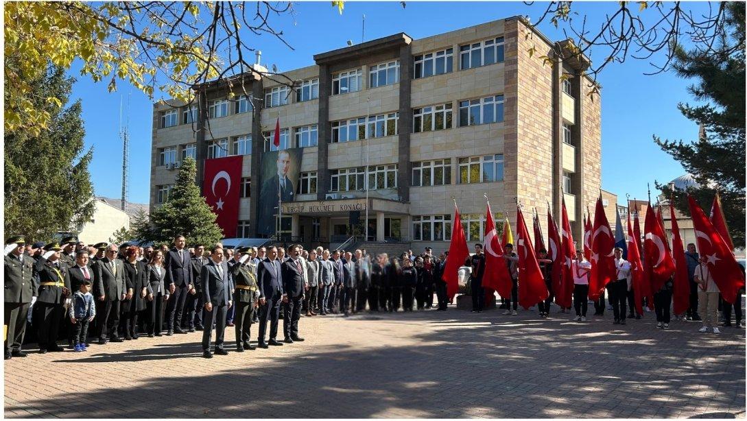 29 Ekim Cumhuriyet Bayramı Çelenk Sunma Programı